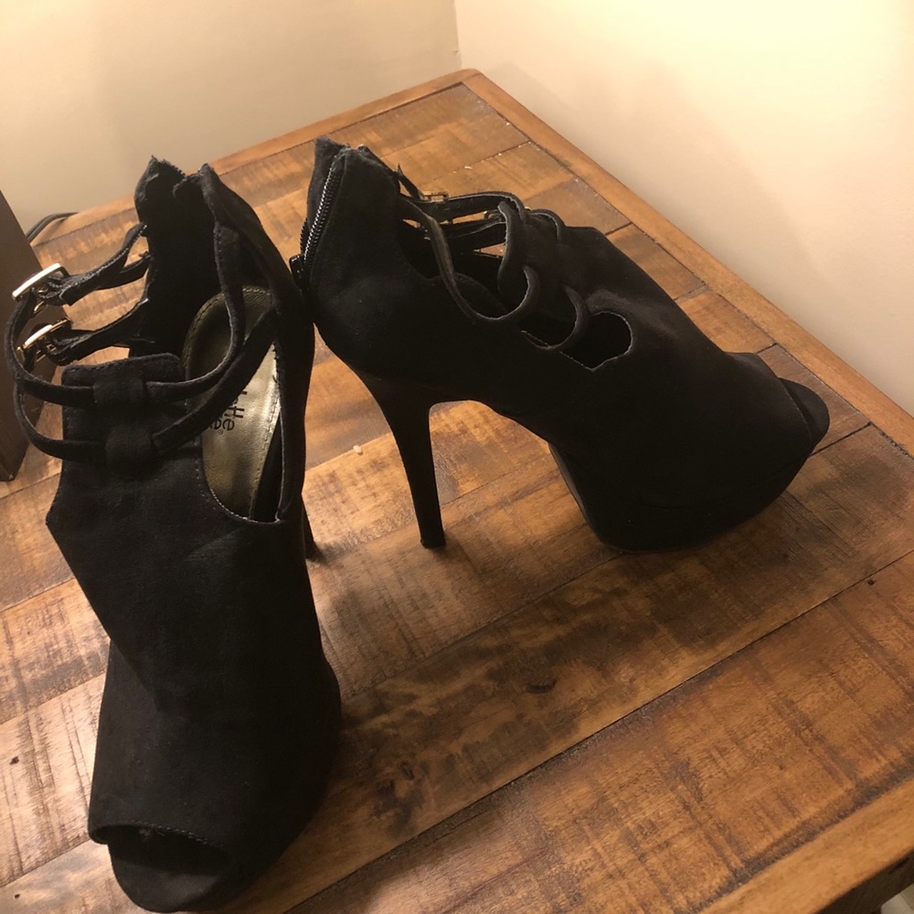 Black heels